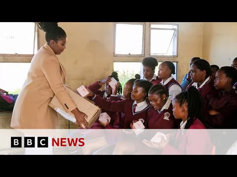 The woman trying to stop period poverty in South Africa – BBC News