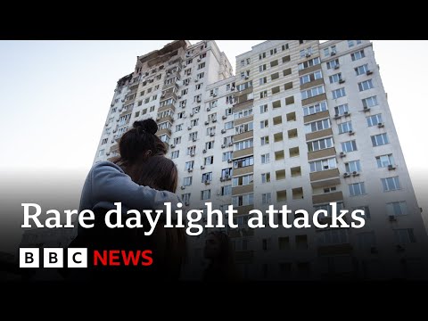 Russia hits Ukraine’s capital Kyiv with rare daylight drone attacks – BBC News