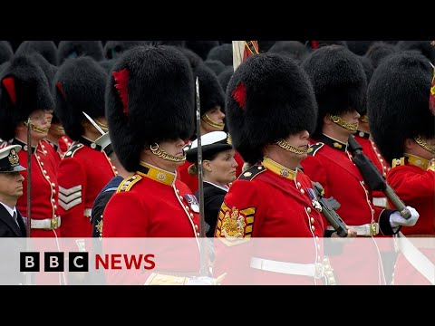 Troops perform Royal Salute in Buckingham Palace garden following King Charles Coronation – BBC News