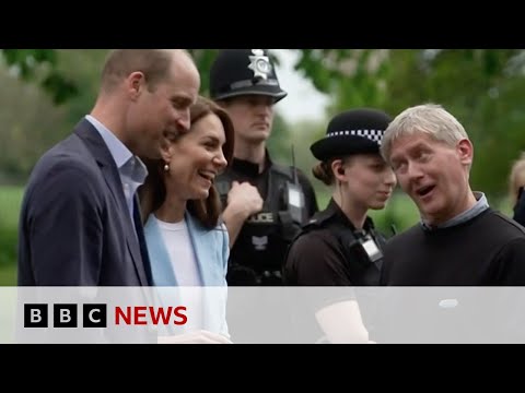 Prince William and Kate meet crowds ahead of Coronation concert – BBC News