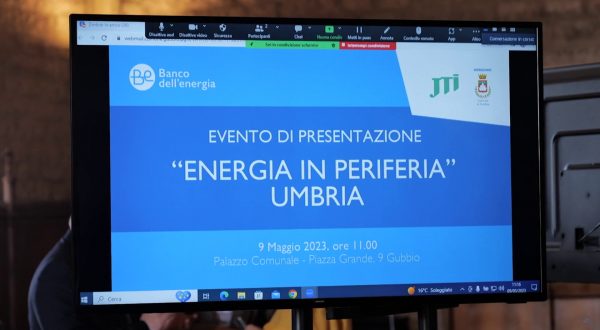 Arriva anche in Umbria il progetto “Energia in periferia”