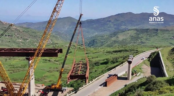 Varo del viadotto “Rogillo 2” sulla statale 117 nel Messinese