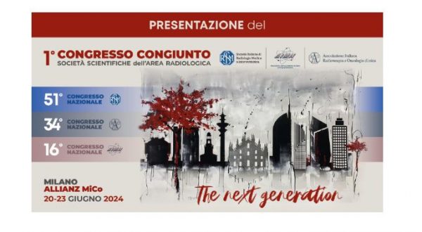 A giugno 2024 il primo congresso delle società dell’area radiologica