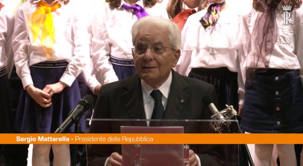 Mattarella “L’Europa è un luogo ideale fatto di valori”