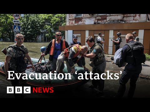 Ukraine accuses Russia of shelling Kherson evacuations – BBC News