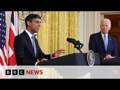 Biden and Sunak unveil ‘Atlantic Declaration’ economic agreement – BBC News