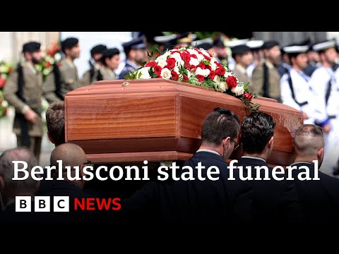 Silvio Berlusconi state funeral takes place in Italy – BBC News