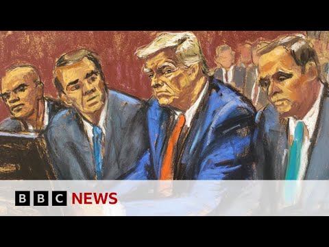 How Donald Trump behaved inside Miami courtroom during arraignment – BBC News