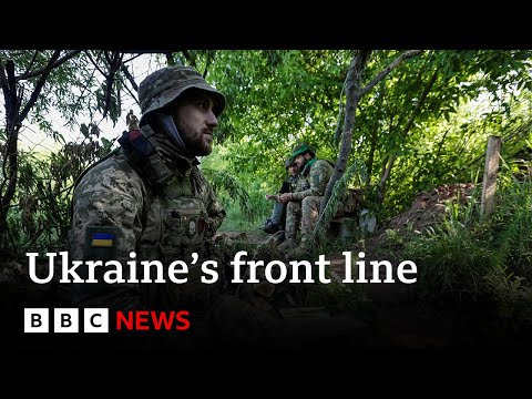 On front line in Ukraine’s counter offensive against Russia – BBC News