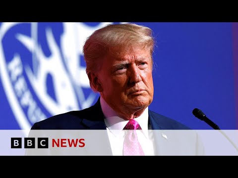 Donald Trump heard on tape discussing ‘secret’ documents – BBC News