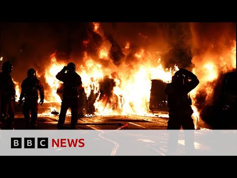 Third night of violence across France after police shoot teenager dead – BBC News