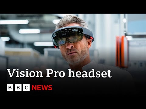 Apple’s new augmented reality headset unveiled – BBC News