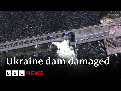 Russia has blown up major Ukrainian dam, says Kyiv – BBC News