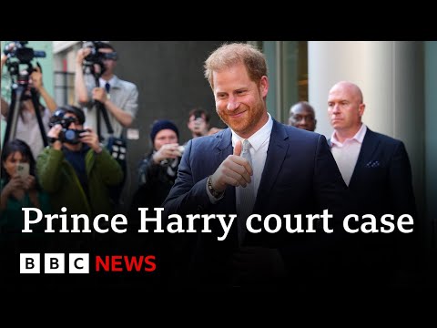 Prince Harry says he brought hacking case to stop hate against Meghan – BBC News