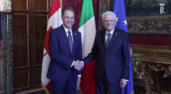 Mattarella incontra Speaker della Camera dei Comuni del Canada