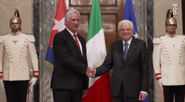 Mattarella riceve il Presidente della Repubblica di Cuba