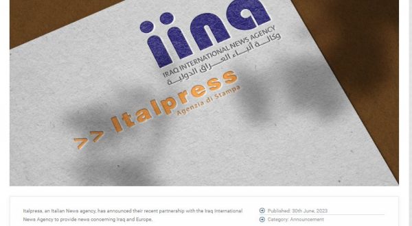 Editoria, al via partnership Italpress-Iraq Internazional News Agency