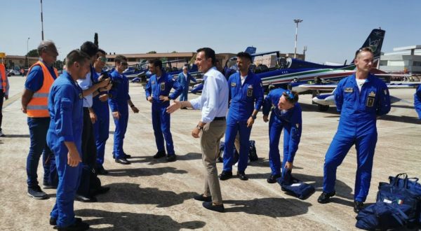 Minardo accoglie a Comiso le frecce tricolori