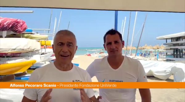 Pecoraro Scanio con campione olimpico Mascarenhas “Proteggere il mare”