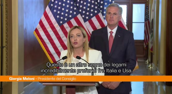 Meloni “Relazioni essenziali tra Italia e Usa”