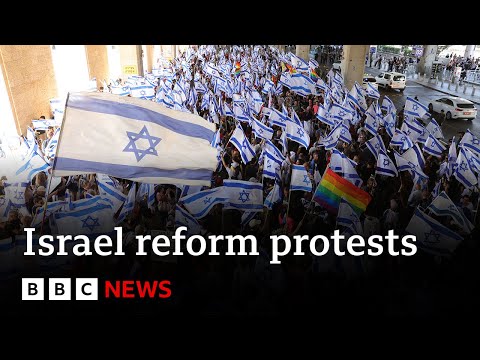 Israel: Police and anti-judicial reform protesters clash as bill advances – BBC News