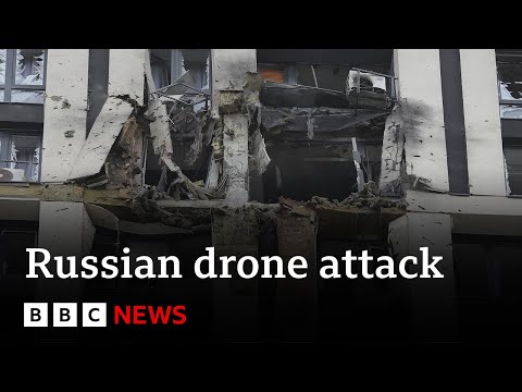 Ukraine downs 20 Iran-made Russian drones over Kyiv – BBC News