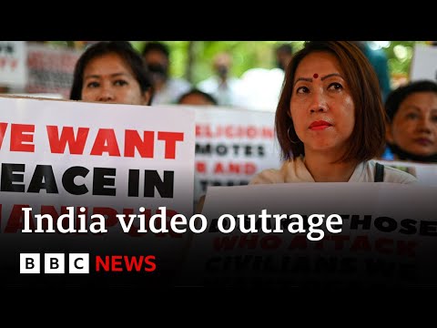 India outrage at video of two women being paraded naked – BBC News