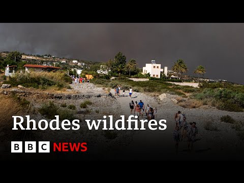 Rhodes: Thousands evacuated from Greek island as wildfires spread – BBC News