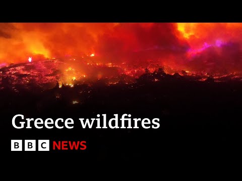 Rhodes and Corfu wildfires: Thousands evacuated from island fires – BBC News