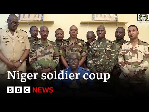 Niger soldiers declare coup on national TV – BBC News