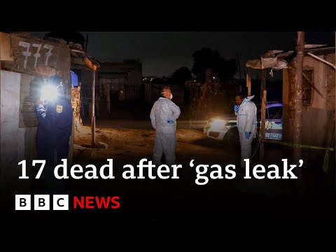 South Africa suspected gas leak leaves 17 dead – BBC News