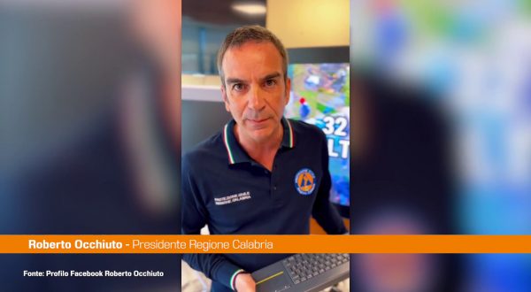 Occhiuto “Con i droni scoperti in Calabria 32 piromani, si va avanti”