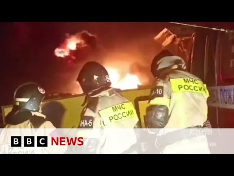 Petrol station inferno kills dozens in Russia – BBC News