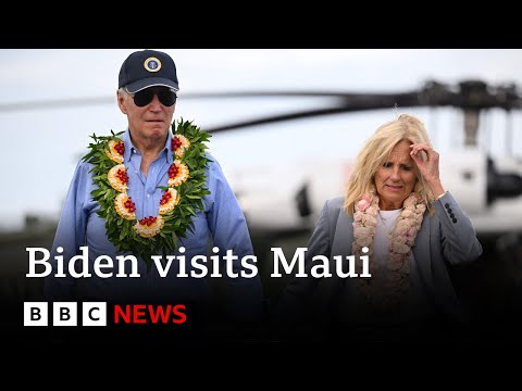 US President Joe Biden visits Maui after wildfires – BBC News