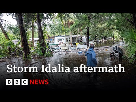 Millions in Florida struggle with aftermath of Storm Idalia – BBC News