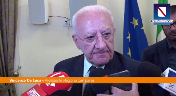 De Luca “A Caivano lo Stato non esiste, serve zona assedio militare”