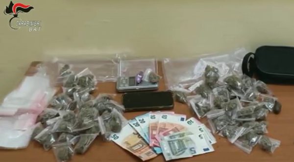 Rete di spaccio droga tra Bisceglie e Trani, 16 arresti