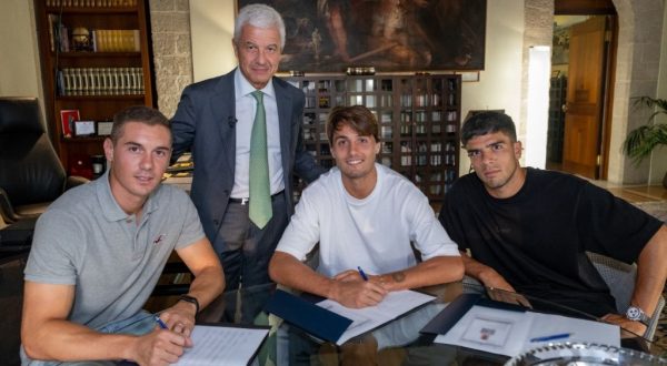 I giocatori del Palermo Aurelio, Marconi e Soleri nuovi studenti UniPa