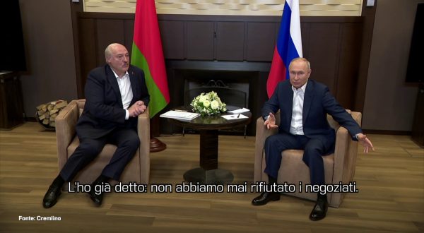 Ucraina, Putin “Non abbiamo mai rifiutato i negoziati”