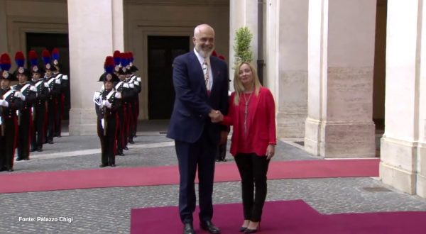 Meloni incontra il premier albanese Rama