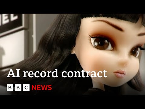 Warner Music signs AI pop star Noonoouri – BBC News