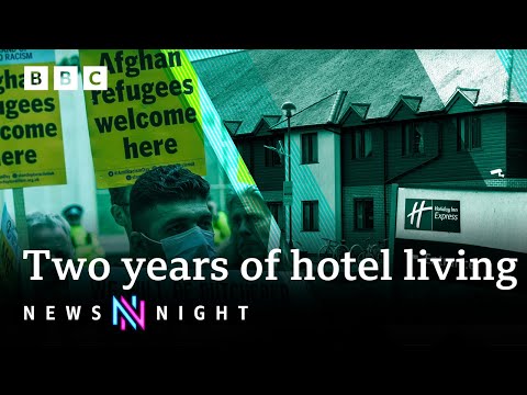 Afghan refugees still in UK hotels two years on – BBC Newsnight