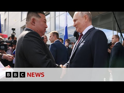 North Korean leader Kim Jong Un meets Russia’s President Putin – BBC News