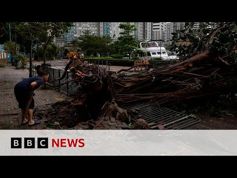 Typhoon Saola makes landfall in China – BBC News