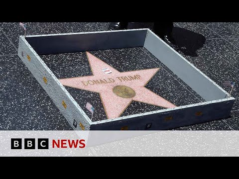 Calls for Donald Trump’s Hollywood Walk of Fame star to be removed – BBC News