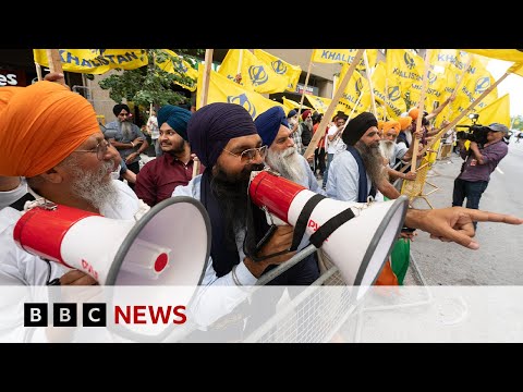 India suspends visas for Canadians as row escalates – BBC News