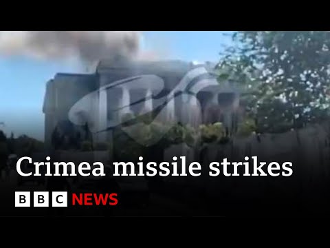 Russia’s Crimea navy base hit in Ukraine missile strike- BBC News