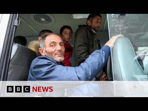 Armenia welcomes refugees from Nagorno-Karabakh – BBC News