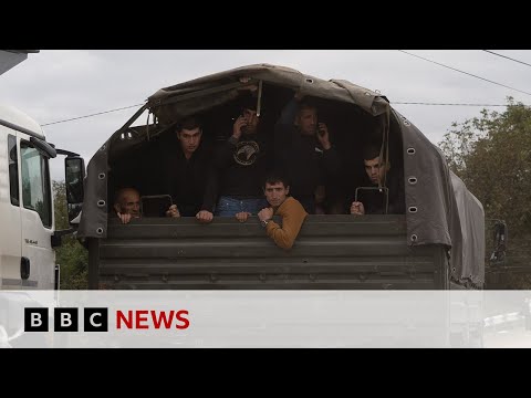 Azerbaijan: More than 40,000 refugees flee to Armenia from Nagorno-Karabakh – BBC News