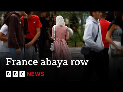 French schools send home girls wearing banned abaya robe – BBC News